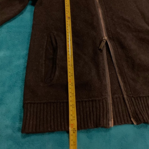 Juicy Couture Smocked Pants 22 x 31 Magaschoni Cashmere Zip Up - Picture 4 of 14